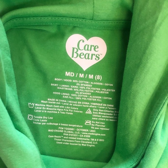 Care Bears Girls' Lucky St. Patrick's Day Tutú Dress NWT Size M8 - Picture 12 of 15